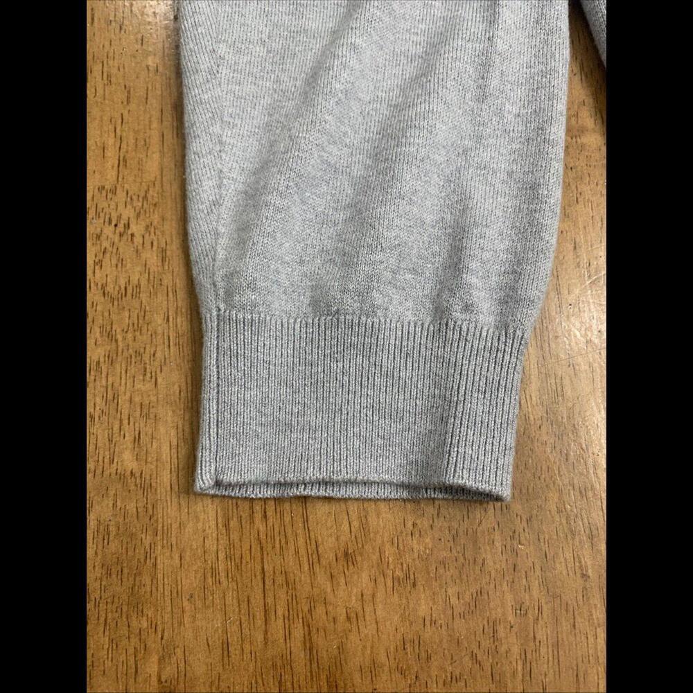 P Frederick Sweater Men XLT Light Gray Silk Cashmere Blend Preppy Layer Academia - Picture 5 of 7